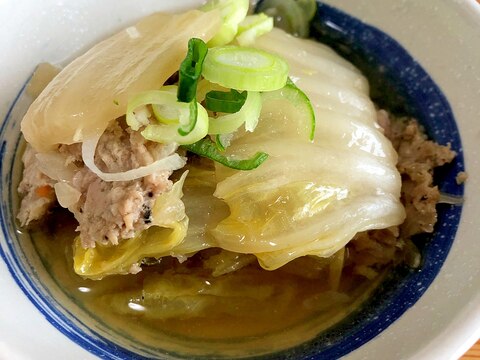 簡単☆ひき肉と白菜の重ね煮